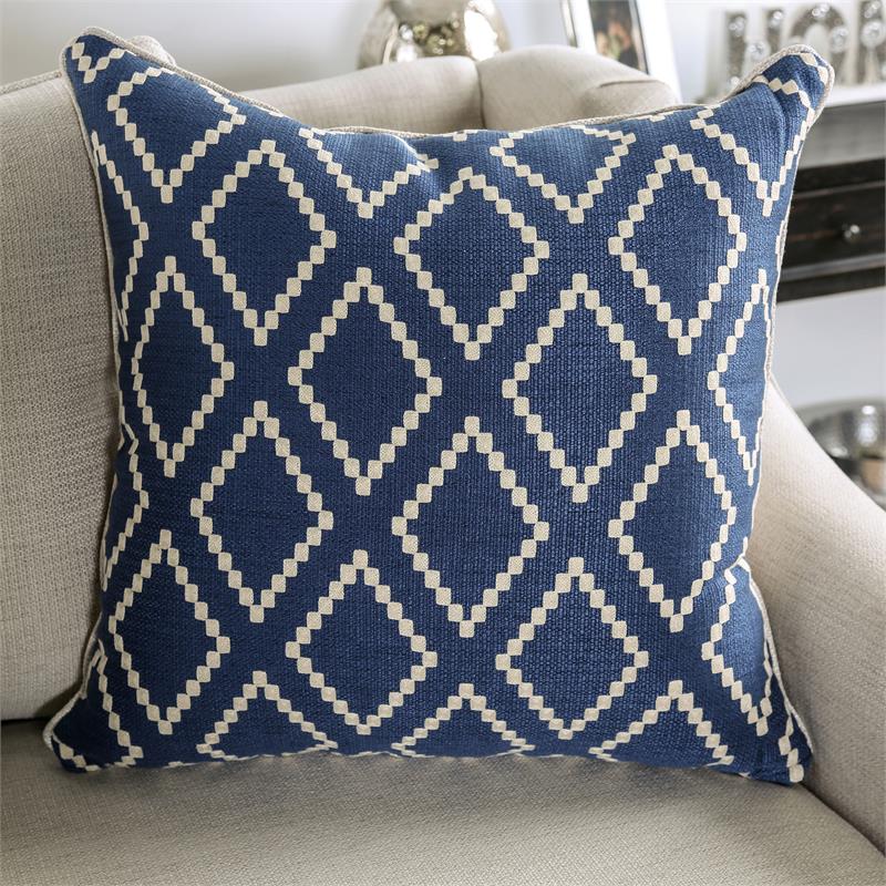 Furniture of America Hollie Fabric Upholstered Loveseat in Ivory