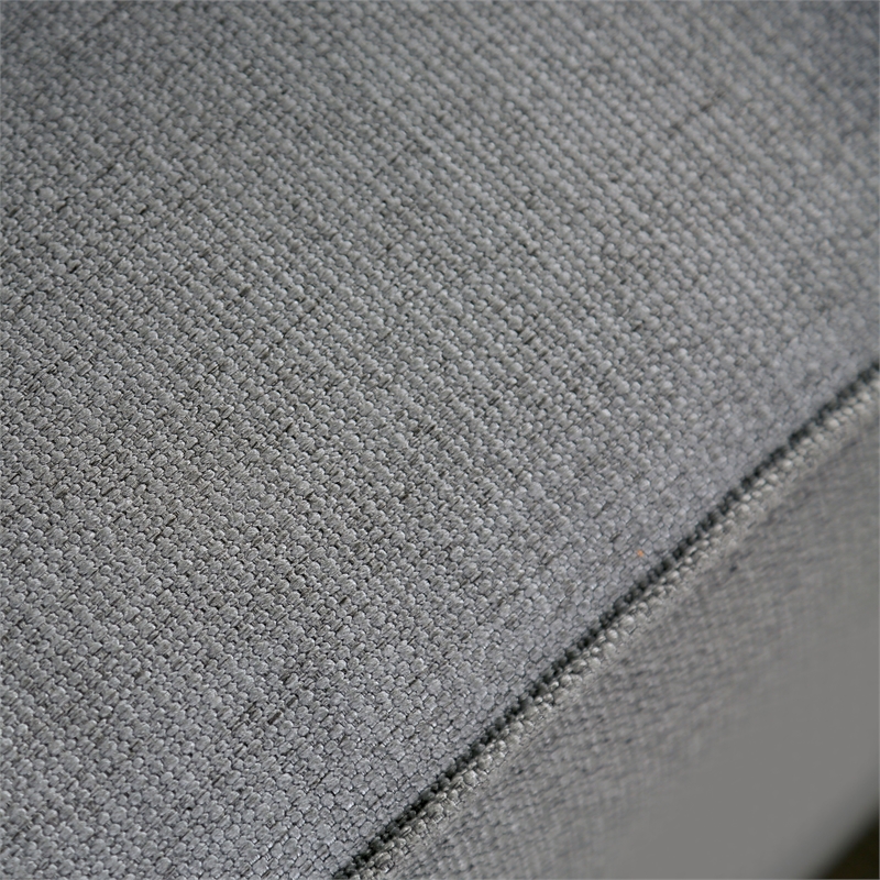 Furniture of America Hollie Fabric Upholstered Loveseat in Gray