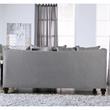Furniture of America Hollie Fabric Upholstered Loveseat in Gray