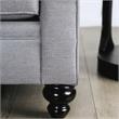 Furniture of America Hollie Transitional Fabric Upholstered Sofa in Gray