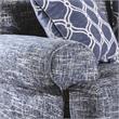 Furniture of America Brummitt Transitional Fabric Armchair in Blue