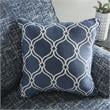 Furniture of America Brummitt Transitional Fabric Armchair in Blue