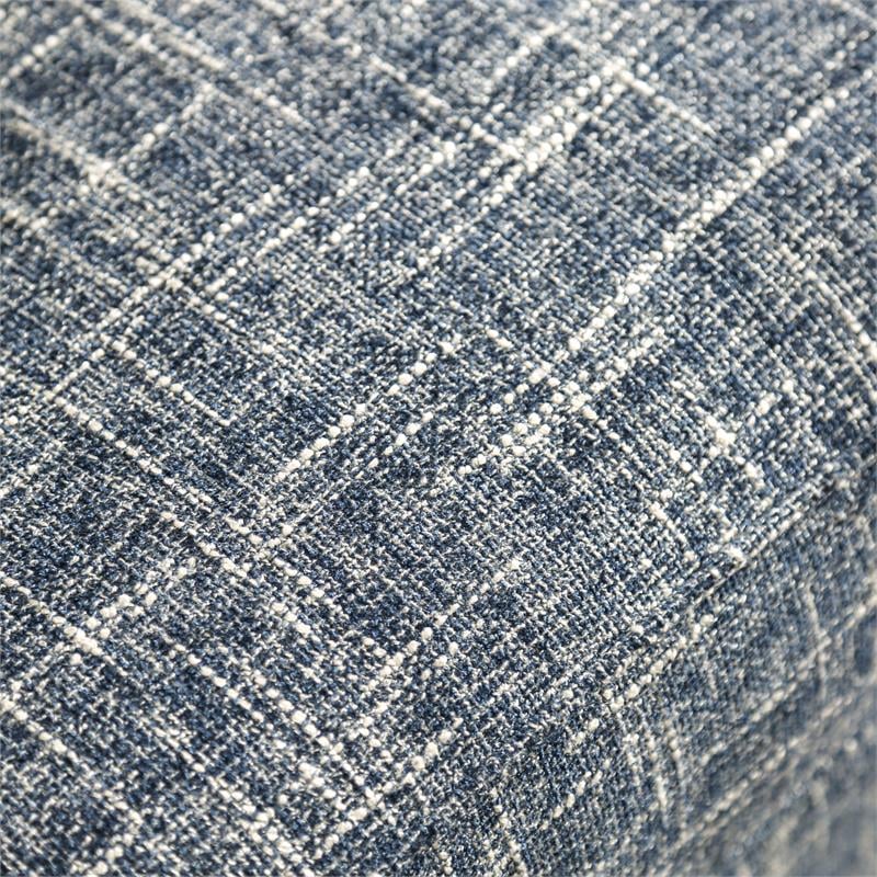 Furniture of America Brummitt Transitional Fabric Armchair in Blue