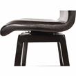 Furniture of America Omura Faux Leather 7-Piece Counter Table Set in Black