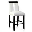 Furniture of America Jalen Wood 5-Piece LED Counter Table Set in Black