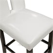 Furniture of America Jalen Wood 5-Piece LED Counter Table Set in Black