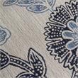 Furniture of America Calistoga Fabric Rolled Arms Floral Chair in Ivory