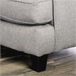 Furniture of America Tammie Transitional Fabric Loveseat in Bluish Gray