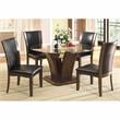 Furniture of America Waverly Wood 5-Piece Dining Table Set in Brown Cherry