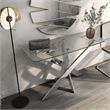 Furniture of America Bryce Contemporary Metal 45-Inch Sofa Table in Chrome