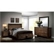 Furniture of America Nangetti Cottage Solid Wood 6-Drawer Double Dresser in Oak