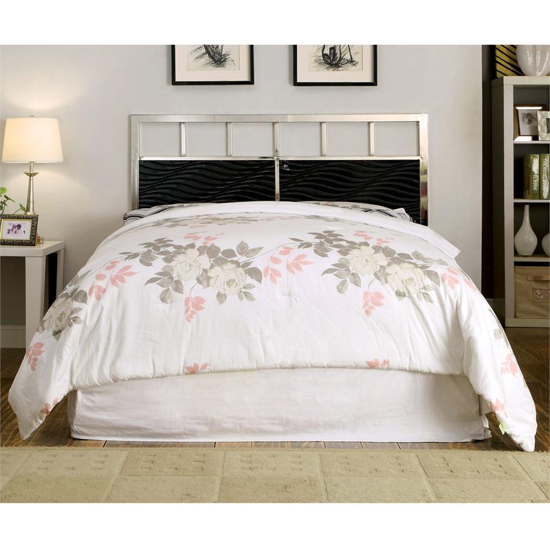 Furniture of America Cepher Wood Cal King Headboard and Footboard in ...