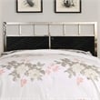 Furniture of America Cepher Wood Cal King Headboard and Footboard in Black