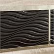Furniture of America Cepher Wood King Headboard and Footboard in Black