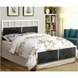 Furniture of America Cepher Wood King Headboard and Footboard in Black