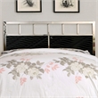 Furniture of America Cepher Wood Full Headboard and Footboard in Black