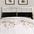 Furniture of America Cepher Wood Full Headboard and Footboard in Black