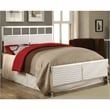 Furniture of America Cepher Wood Queen Headboard and Footboard in White