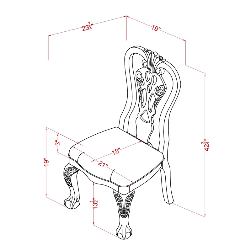 Furniture of America Wilson Traditional Wood 9-Piece Dining Set in Brown Cherry
