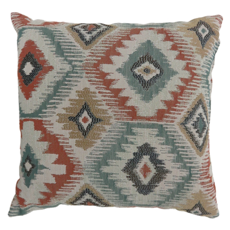 Furniture of America Noma Fabric Large Throw Pillow in Multi-Color (Set of 2)