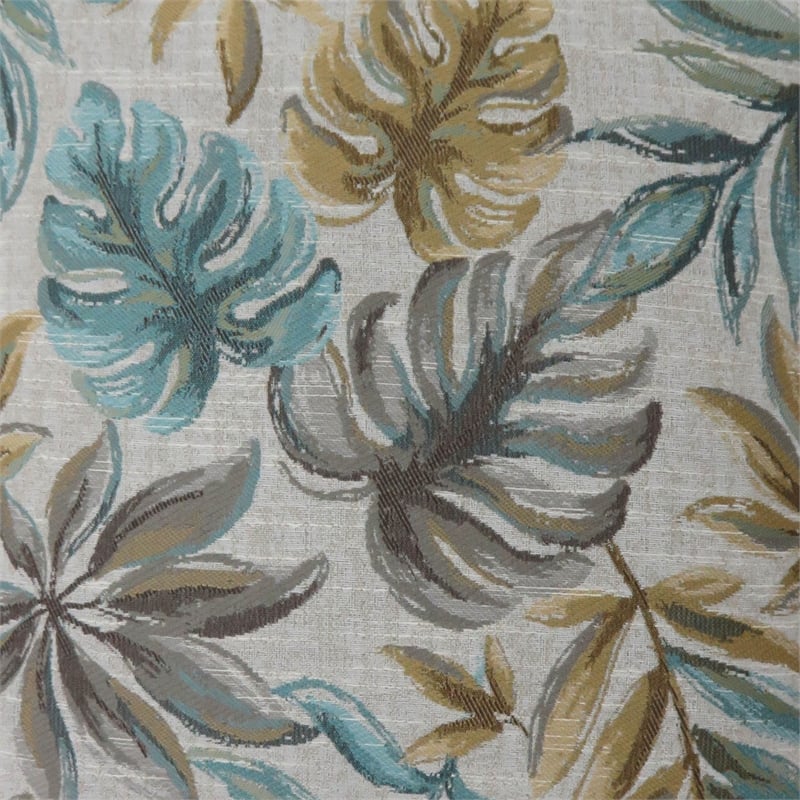 Furniture of America Fabric Small Throw Pillow in Blue (Set of 2)