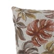 Furniture of America Corelle Fabric Small Throw Pillow in Red (Set of 2)