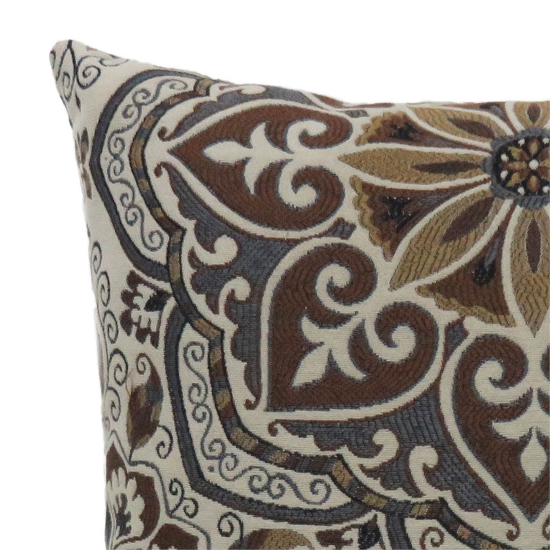 Furniture of America Rawlston Fabric Large Multi-Color Throw Pillow (Set of 2)
