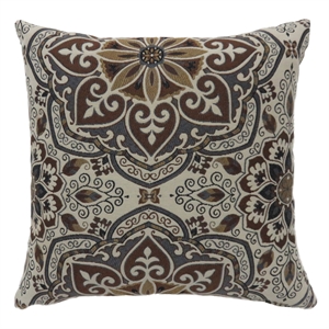 furniture of america rawlston fabric large multi-color throw pillow (set of 2)