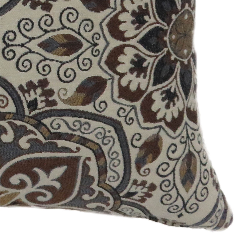 Furniture of America Rawlston Fabric Large Multi-Color Throw Pillow (Set of 2)