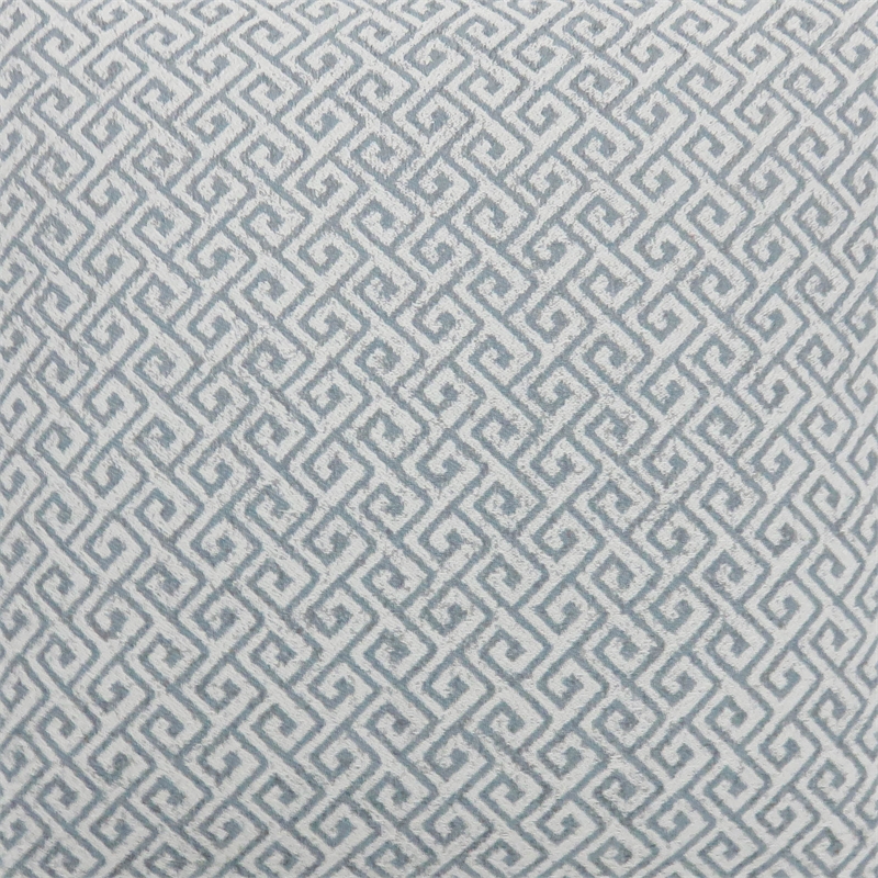 Furniture of America Heleios Fabric Small Throw Pillow in Blue (Set of 2)