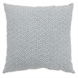 Furniture of America Heleios Fabric Small Throw Pillow in Blue (Set of 2)