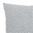 Furniture of America Heleios Fabric Small Throw Pillow in Blue (Set of 2)