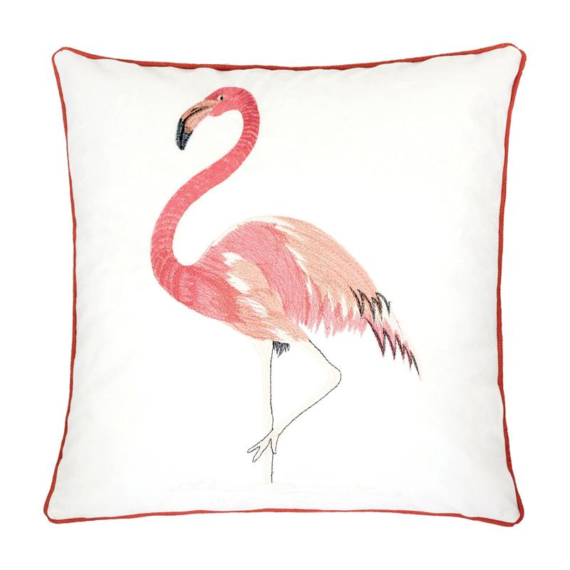 Furniture of America Daytona Fabric Pink 20-Inch Throw Pillow (Set of 2)