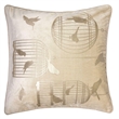 Furniture of America Brantley Fabric Throw Pillow in Ivory (Set of 2)