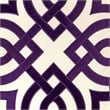 Furniture of America Martha Fabric Throw Pillows in Beige and Purple (Set of 2)