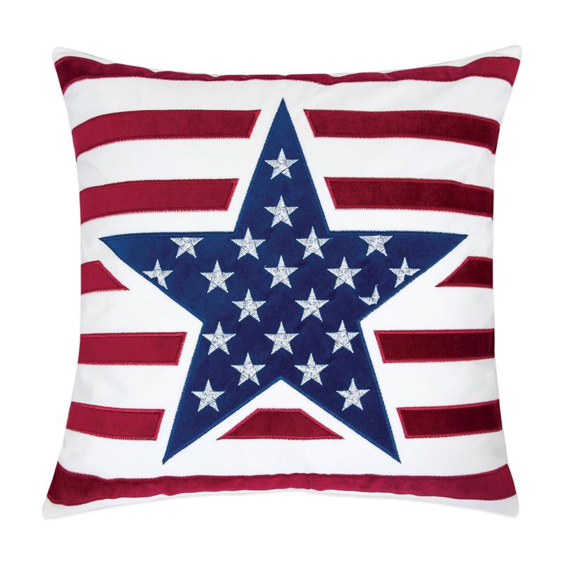 Furniture of America Washington Fabric Multi-Color Throw Pillow (Set of 2)