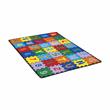 Furniture of America Baffy Fabric Alphabet Multi-Color 5'x7' Area Rug