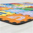 Furniture of America Baffy Fabric Alphabet Multi-Color 5'x7' Area Rug