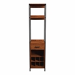 Furniture of America Amarone Wood Multi Storage Wine Rack in Natural