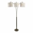 Furniture of America Ryan Modern Metal 3-Shade Floor Lamp in Brown