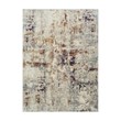 Furniture of America Camden Spaced Dyed Fabric 5'x7' Area Rug in Beige