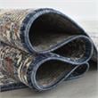 Furniture of America Camden Spaced Dyed Fabric 5'x7' Area Rug in Blue