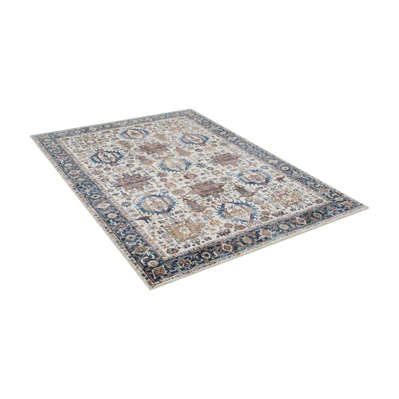 Furniture of America Camden Spaced Dyed Fabric 5'x7' Area Rug in Multi-Color