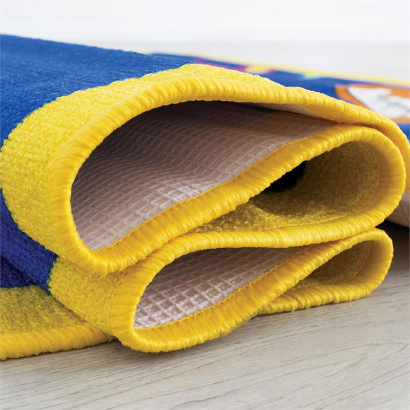 Furniture of America Baffy Fabric Sports Balls Multi-Color 5'x7' Area Rug