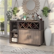 Furniture of America Sauterne Wood Multi-Storage Buffet in Distressed Gray