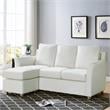 Furniture of America Sula Fabric Reversible Modular Sectional in Cream