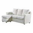 Furniture of America Sula Fabric Reversible Modular Sectional in Cream