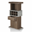 Furniture of America Orville Modern Wood Multi-Storage Buffet in Chestnut Brown