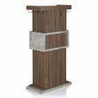 Furniture of America Orville Modern Wood Multi-Storage Buffet in Chestnut Brown