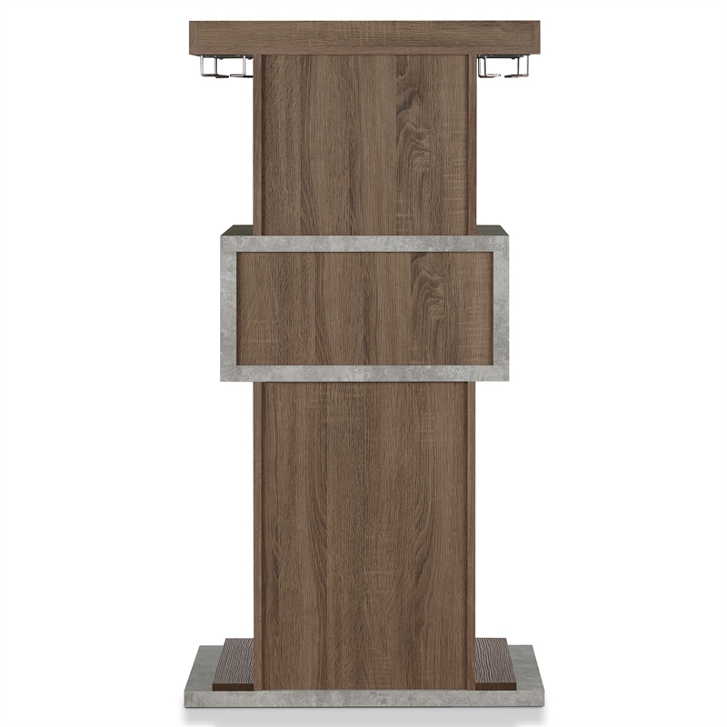 Furniture of America Orville Modern Wood Multi-Storage Buffet in Chestnut Brown